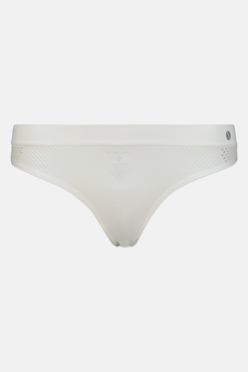 Layer 8 Women 5 Pcs Textured Thong Panties, Multicolor - Image 2