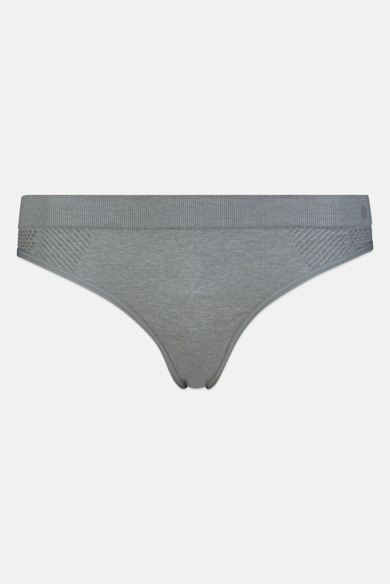 Layer 8 Women 5 Pcs Textured Thong Panties, Multicolor - Image 4