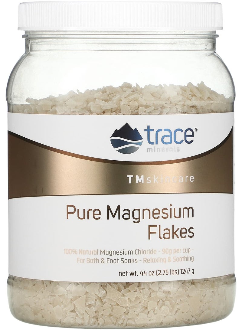 Trace Minerals TM Skincare, Pure Magnesium Flakes, 2.75 lbs (1,247 g)