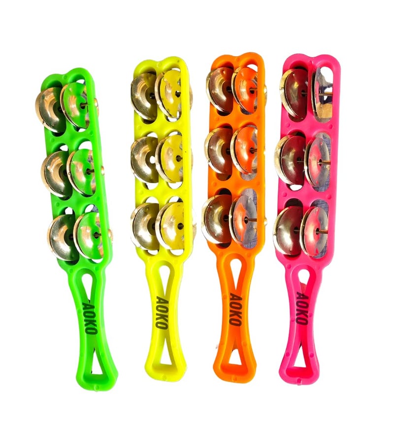 AOKO آلة موسيقية بلاستيكية تال كانجيرا/كارتال للكيرتان I بوجا-بهجان/كيرتان، بهجان، بوجا والموسيقى التعبدية (عبوة من 2) - Image 3