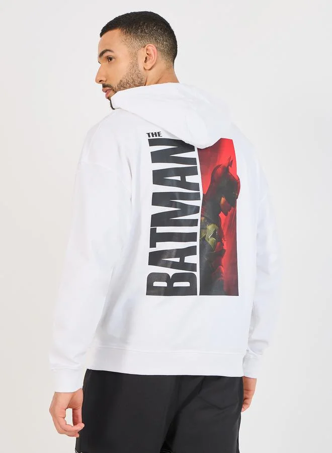 Styli Batman Graphic Print Oversized Hoodie