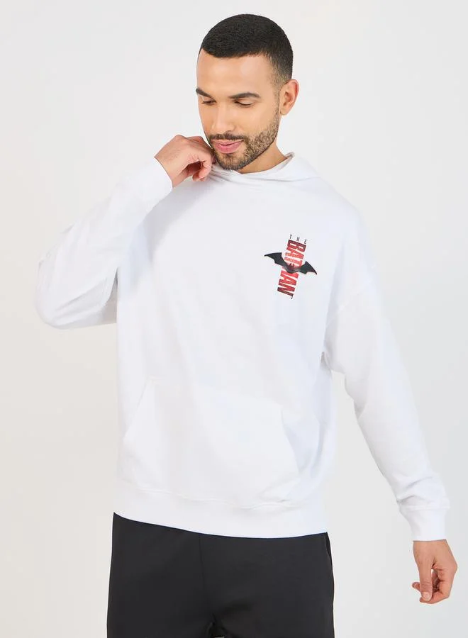 Styli Batman Graphic Print Oversized Hoodie