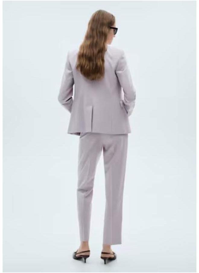 MANGO High Waist Straight Suit Trousers  - Image 2