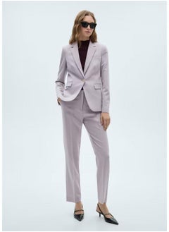 MANGO High Waist Straight Suit Trousers  - Image 4