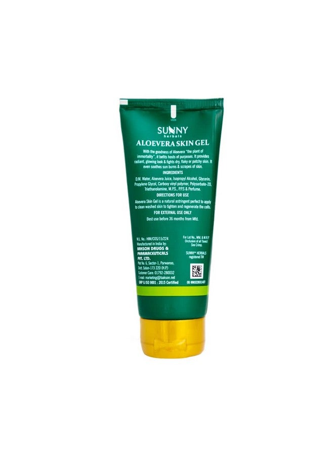 Sunny Aloevera Skin Gel(100Gm) & Face Scrub(100Gm) Provides Radiant Glowing Look Skin Fights Flaky Or Patchy Skin Removes Embedded Dirt From Pores Exfoliates Dead Skin & Helps Cell Renewal - Image 2