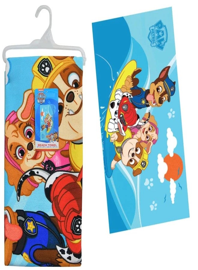 Spin Master Paw Patrol Beach Towel Super Soft and Absorbent 54"x27" Oeko Tex - Image 2