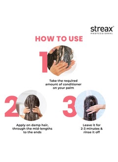 Streax Professional Argan Secret Conditioner | Hair Conditioner For Women Enriched With Argan Oil| Uv Filter For Color Protection | Retains Colour Upto 10 Weeks | 240Gm, (1 Count)  - Image 5