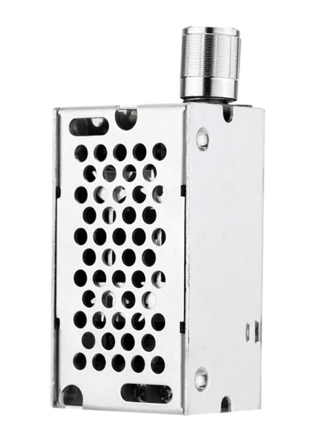 NIBEMINENT Adjustable DC Brush Motor Speed PWM Controller Silver  - Image 2