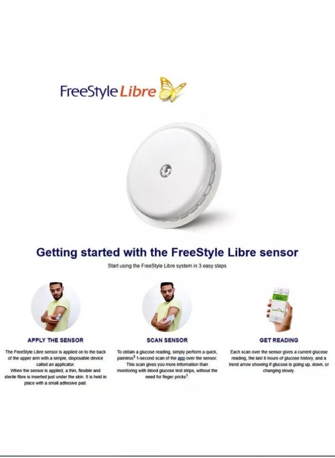 Abbott freestyle Libre 2 Flash Glucose Monitoring System Sensor - Image 5