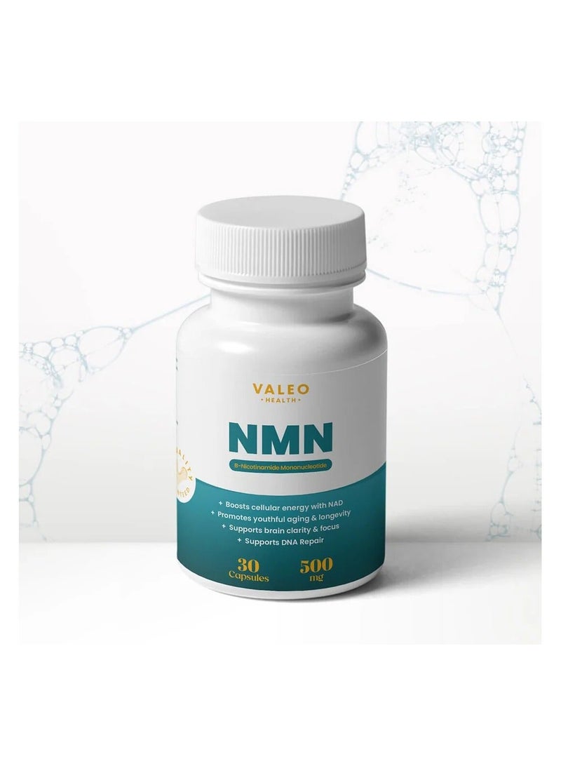 Valeo NMN 500mg Capsule 30 (Caps per bottle) - Image 1