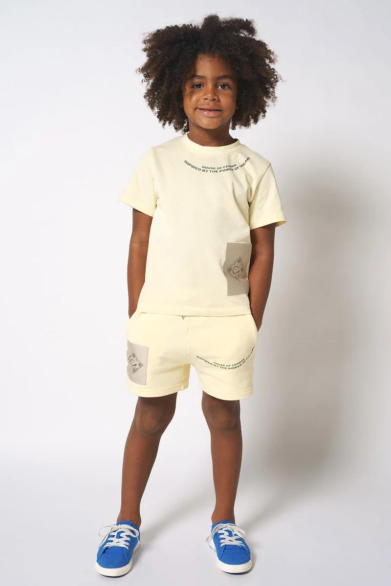 هاوس اوف سينمار Yellow T-Shirt With Power Of Dreams Print