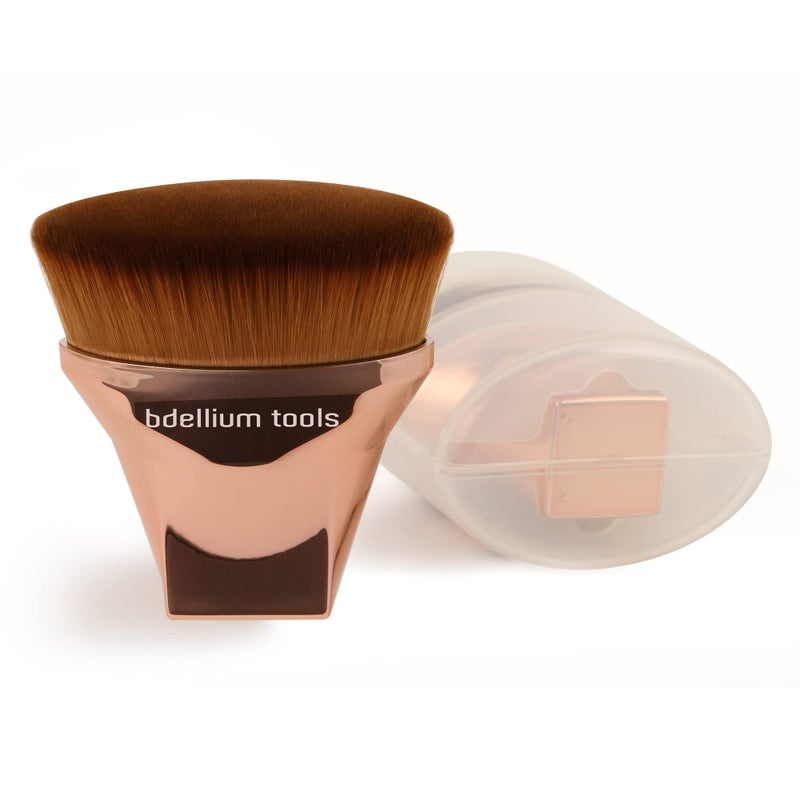 Bdellium Tools Professional Makeup Brush - Studio Series 999 Master Blender - With Soft Synthetic Fibers, For Smooth & Flawless Finish (Rose Gold, 1pc) - Image 5