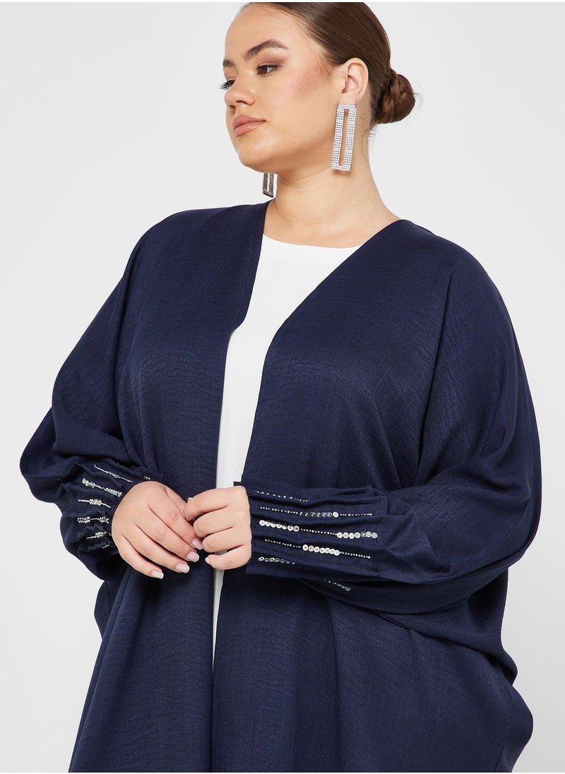 Seam Detail Sleeve Hem Bisht Abaya With Sheila - pzsku/Z76283CFDF37AE6914057Z/45/_/1698981918/761cbe8c-0fe4-44ca-b84b-87915ba7ce51