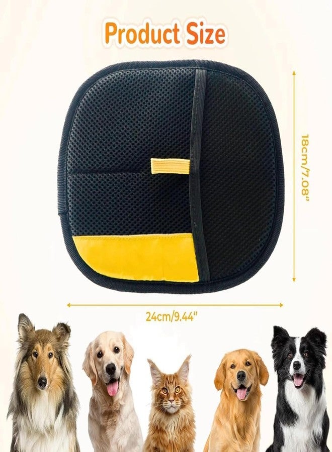 AARUX Pet Hair Removal Gloves for Cats & Dogs, Reusable Pet Fur Remover Brush Pads for Sofa, Clothes & Car | Lint Remover Glove with Mesh Design | Easy Cleaning Tool for Pet Owners - Image 5