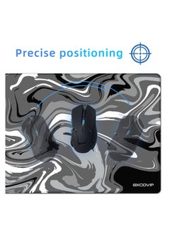 excovip Large Gaming Mouse Pad,Anti-Skid Mousepad Large Keyboard Mouse Pad Desk Mat with Stitched Edges (700x300mm,Grey&Black)  - Image 3