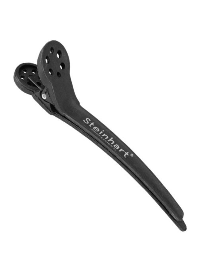 Steinhart Professional Short Carbon Hair Clips for Home or Professional Users Black 6units - Image 2