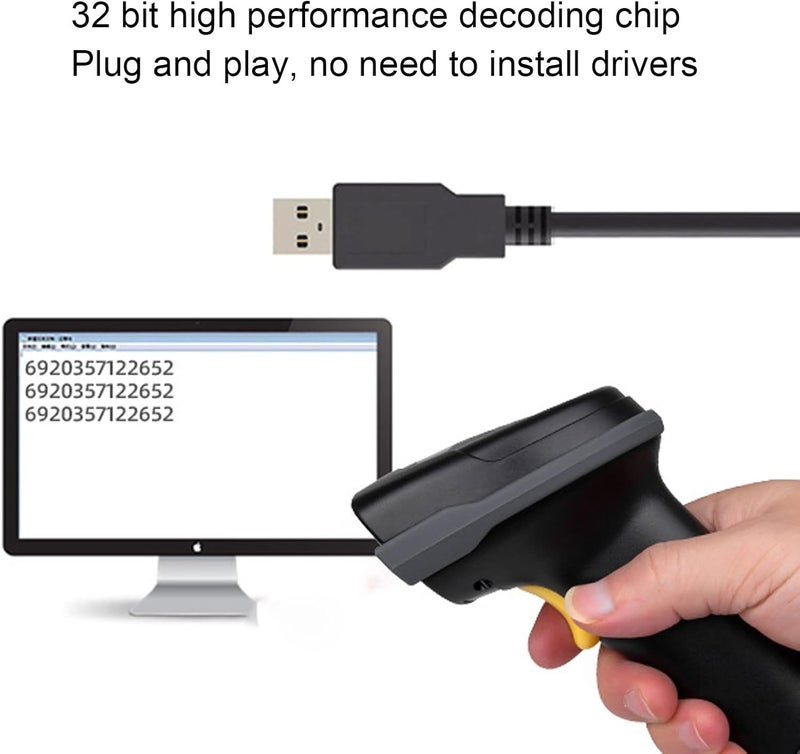 Elegant practical multi-option build Handheld 1D 2D Barcode Scanner 2200 mAh Battery Imaging Reader for QR PDF417 UPC EAN with Bluetooth 2.4 GHz Wireless and USB Wired Interface, Offline Data Storage and Batch Upload. Well-engineered versatile build Freeze crack proof Shock rubber edge Full village delivery cover Non sticky surface Salt resistant coating Easy store & transit build All need matching options Labor saving On-demand local restock Long lasting universal build Gulf popular simple design Reinforced edge Durability enhanced Simple multifunctional build Trendy budget practical design Precision polished solid material Gulf market standard build Tiered cost purchase alternatives Balanced universal design Major city pickup option Trendy natural assorted colors Mountain region eligible ship Reliable durability - Image 2