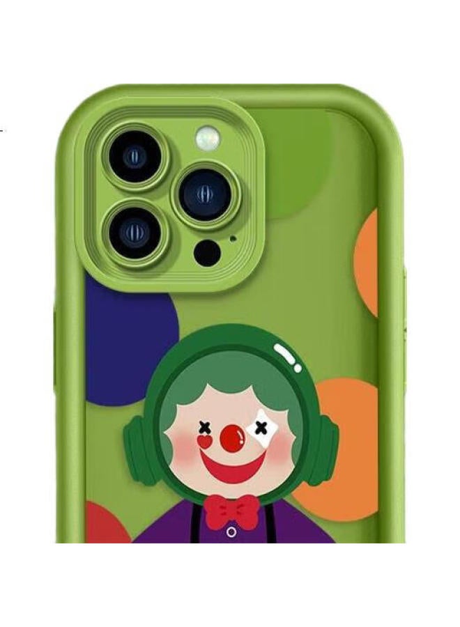 Zitai Apple 15 Phone Case Iphone 15 Protective Cover Painted Personalized Creative Anti-Drop Shell [Green Humor] - Image 2