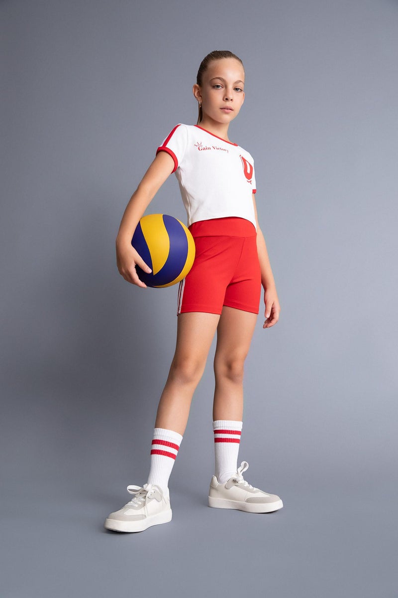 ديفاكتو ليجن بناتي قصير أحمر - Image 2