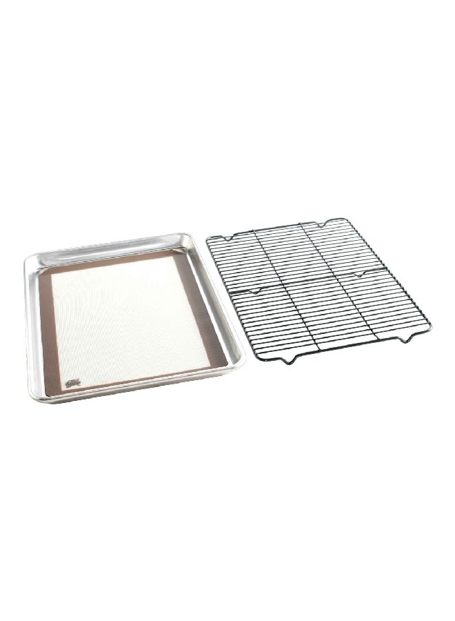 NORDICWARE 3-Piece Cookie Baking Set Silver 1.1 x 13 x 18 Inch 43130AHS  - Image 2