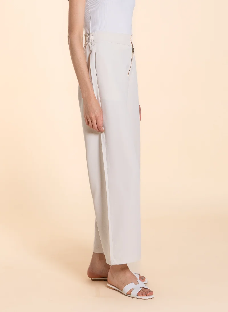 Shapes beige WIDE LEG TROUSERS for Women | Best Price UAE