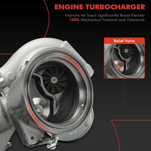 A-Premium Complete Turbo Turbocharger Kit, with Wastegate Actuator & Gasket, Compatible with BMW 740i 2010-2015, 740Li 2011-2015, 740Li xDrive, 2013-2015, X6 2008-2016, 3.0L, Replace# 49131-07239 - Image 3