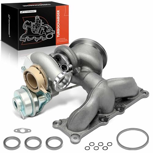 A-Premium Complete Turbo Turbocharger Kit, with Wastegate Actuator & Gasket, Compatible with BMW 740i 2010-2015, 740Li 2011-2015, 740Li xDrive, 2013-2015, X6 2008-2016, 3.0L, Replace# 49131-07239 - Image 1