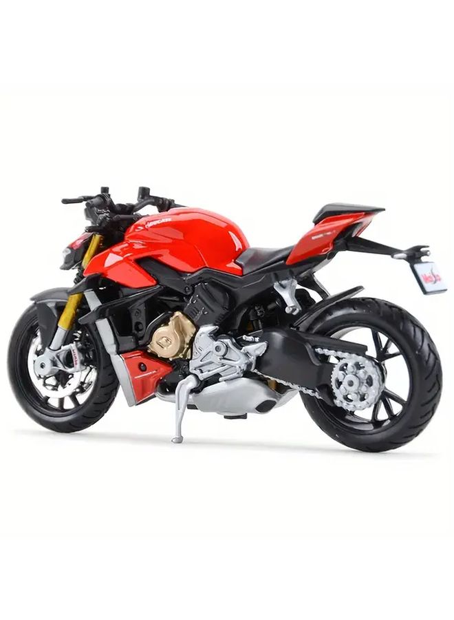Diecast 1 18 Ducati Super Naked V4 S Model Bike Motorcycle Collectible Gift - Image 4