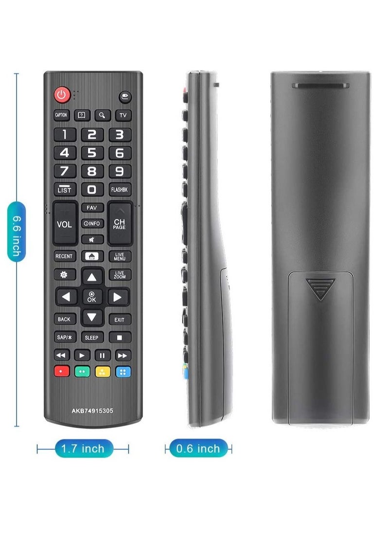 Generic - AKB74915305 Remote Control for LG TV 70UH6350 65UH6550 65UH615A 65UH6150 60UH7500 60UH6550 60UH6150 58UH6300 55UH6550 - Image 1