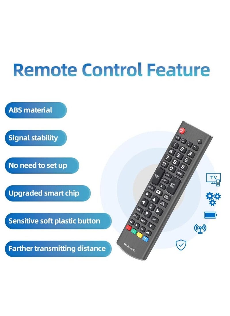 Generic - AKB74915305 Remote Control for LG TV 70UH6350 65UH6550 65UH615A 65UH6150 60UH7500 60UH6550 60UH6150 58UH6300 55UH6550 - Image 1