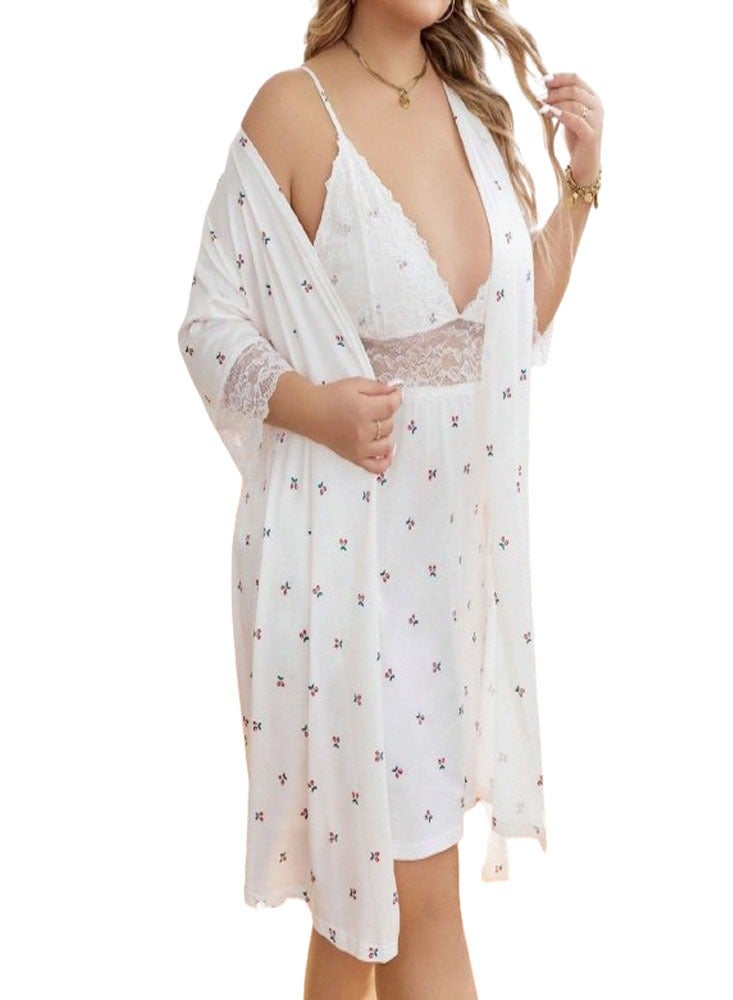 Big size cotton shirt - white - Image 1