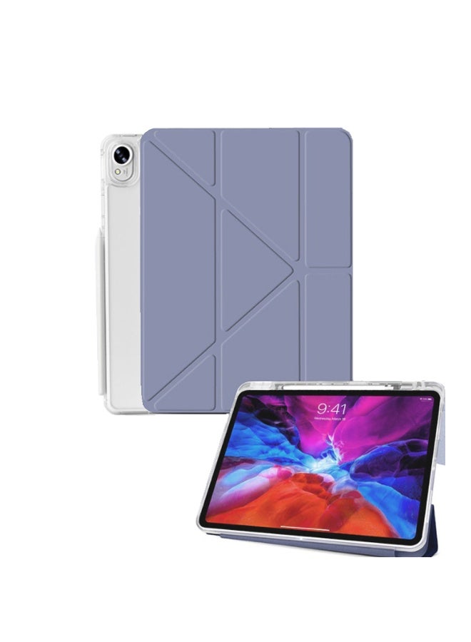 eGreen99 for HUAWEI MatePad 12X Case Cover, Triple Fold Y-shaped Design, Multi Angle, Leather Tablet Cover With Pen Slot, Automatic Wake-up/sleep，Purple - Image 1