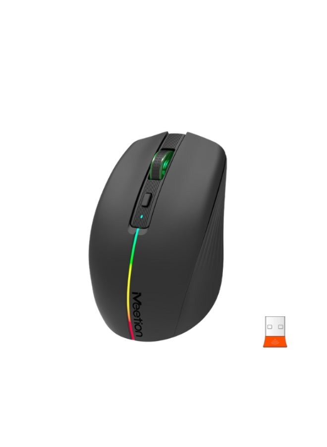 ميشين ماوس جيمينج Meetion BTM002 لاسلكي قابل للشحن – مزدوج الوضع (Wireless & Bluetooth) - Image 5
