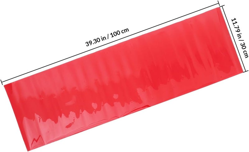 Sunset Ambience Lighting Gel Filter Film Sheet 30x100cm Red Colored Transparency Film for Photo Video Lighting Stage Studio - Image 2