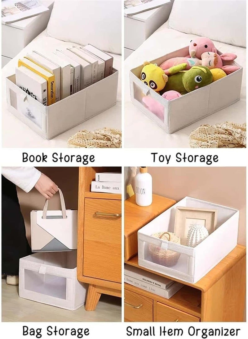 أنمي 4 حزمة خزانة الملابس المنظم ، درج المنظمون والتخزين ، طوي خزانة المنظم صناديق تخزين الحاويات لتنظيم الملابس ، الجينز ، اللعب ، كتاب. - Image 5