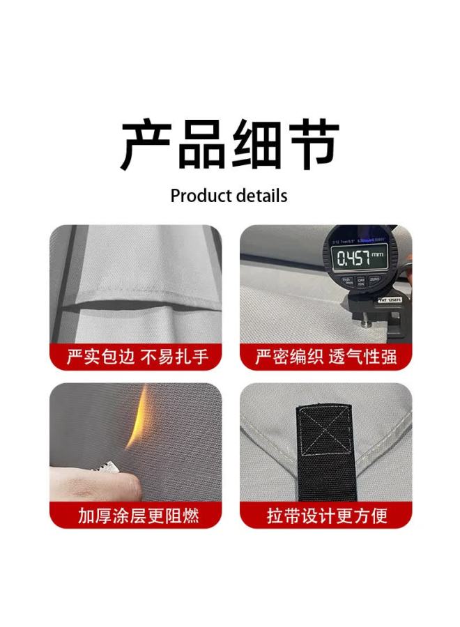 Yuanbang Fiberglass Fire Blanket 3x4m Car Fireproof Blanket New Energy Vehicle Parking -proof Fire Extinguisher - Image 2