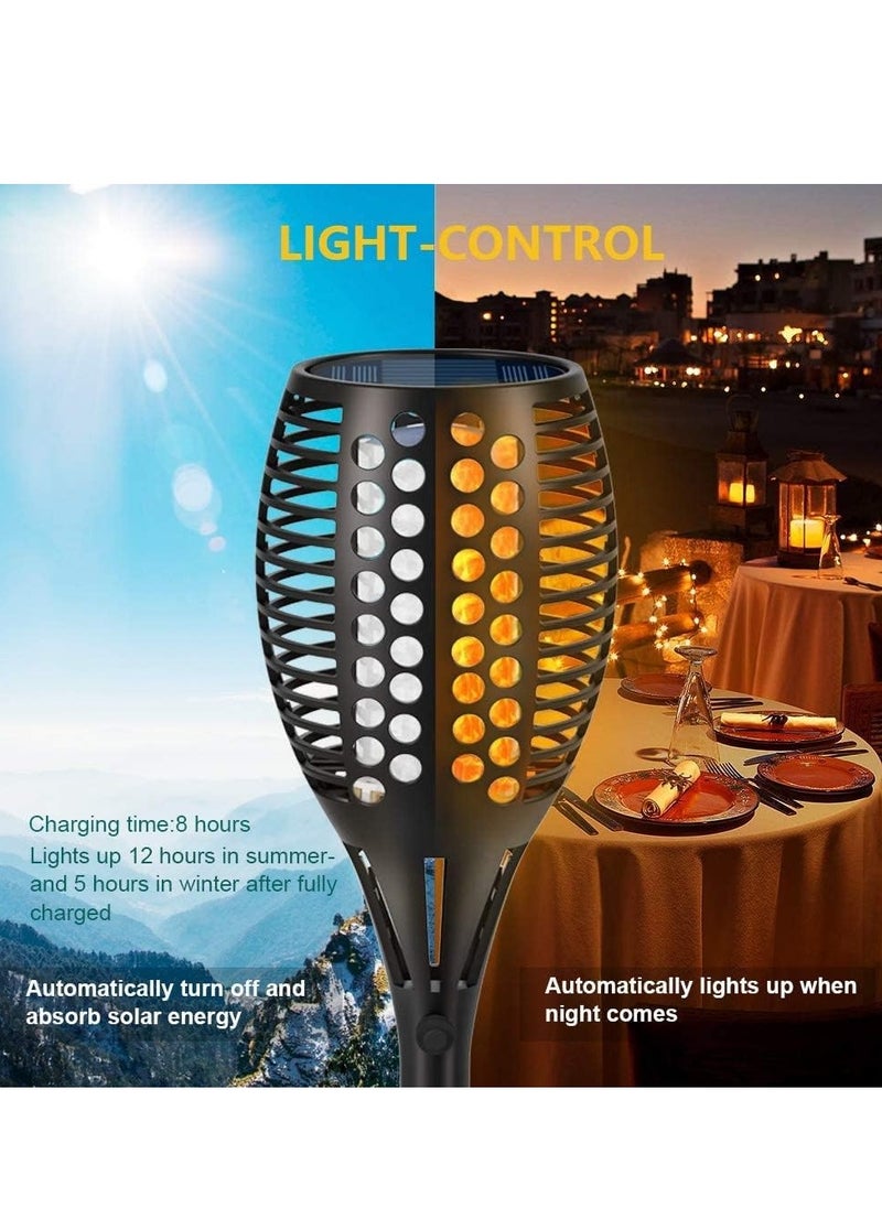 Generic Solar Lights Flickering Flames Torch Lights Outdoor Waterproof Landscape Decoration Lighting Dusk to Dawn Auto On Off Security Flame Lights for Yard Garden Pathway Driveway 6 Pack  - Image 3
