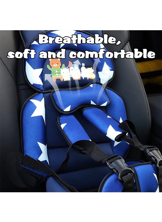 Generic Auto Child Safety Seat Simple Car Portable Seat Belt Car Seatbelt Protector for Kids 0-12 Foldable Car Seat Protection Travel Accessories  - Image 5