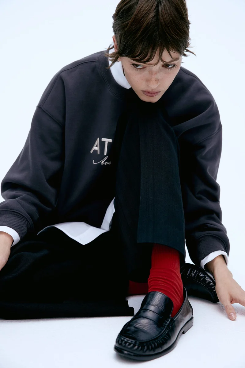 H&M Text-motif sweatshirt