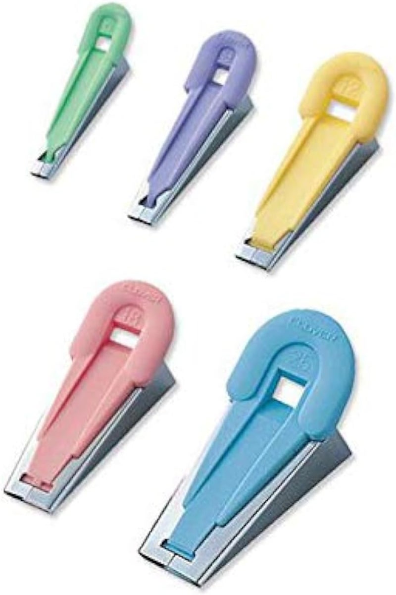 Fusible Bias Tape Maker - Bundle of All 5 Sizes - 1/4" 3/8" 1/2" 3/4" 1" Set