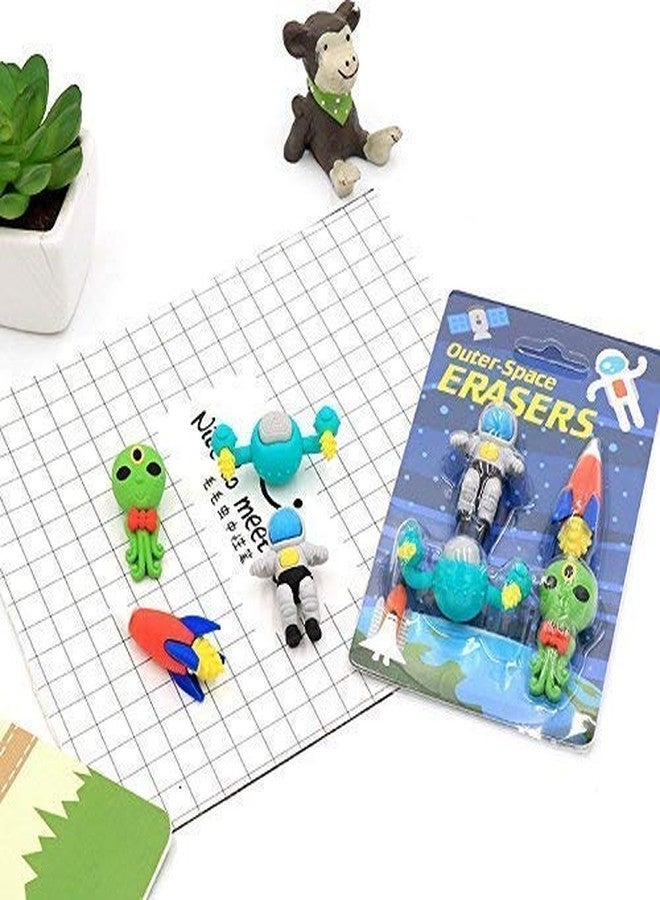 Aarvi Outer Space Erasers for Birthday Return Gifts (Set of 10) - Image 2