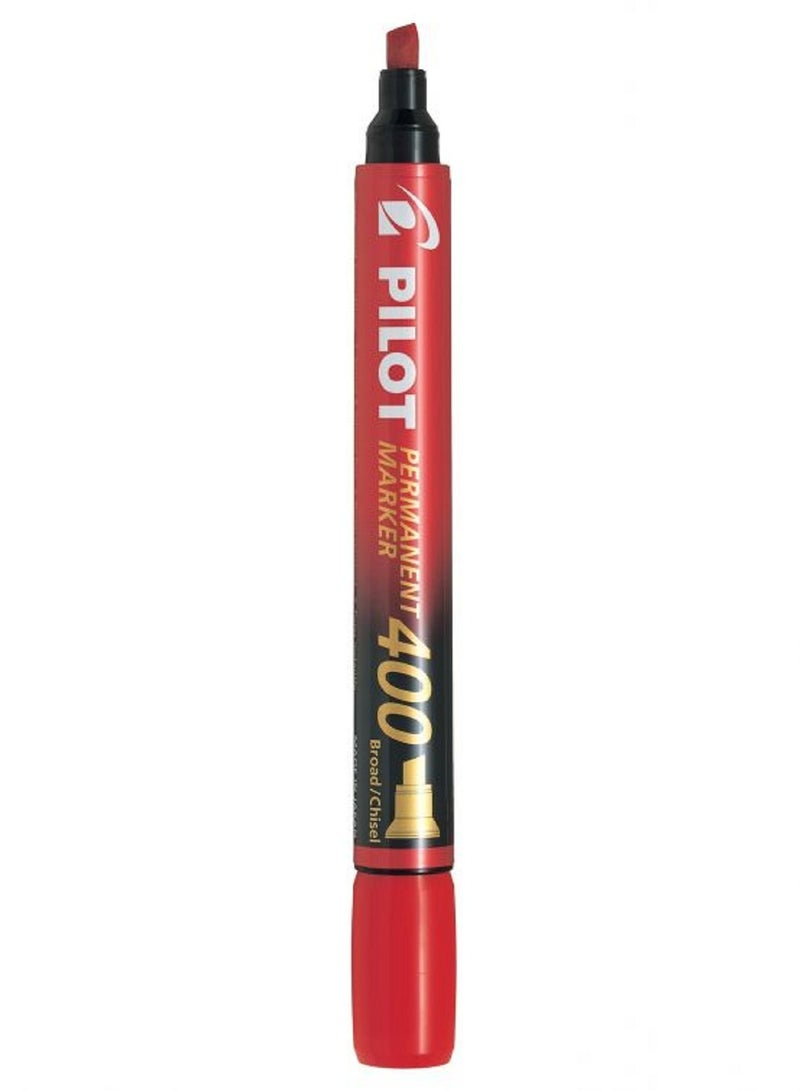 Pilot 12-piece Permanent Marker Red Chisel - Image 1