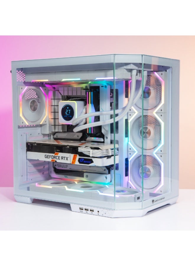 جانغل كيس احترافي Jungle Leopard AS-01 Galaxy يأتي مع 4 مراوح لون أبيض - Image 5