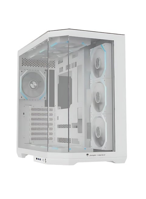 Jungle Leopard AS-01 Galaxy with 4 Mid-tower computer case white
