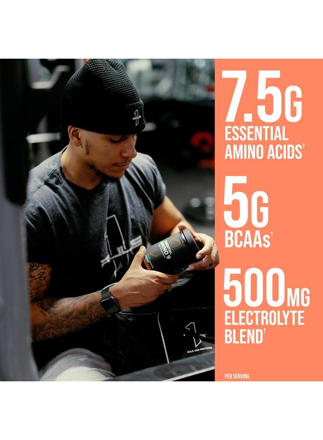 Rule 1 Proteins Rule 1 Essential Amino 9 - Recovery & Hydration Support with 7.5g of Essential Amino Acids + Electrolytes (30 Servings, Peach Mango) - Image 2