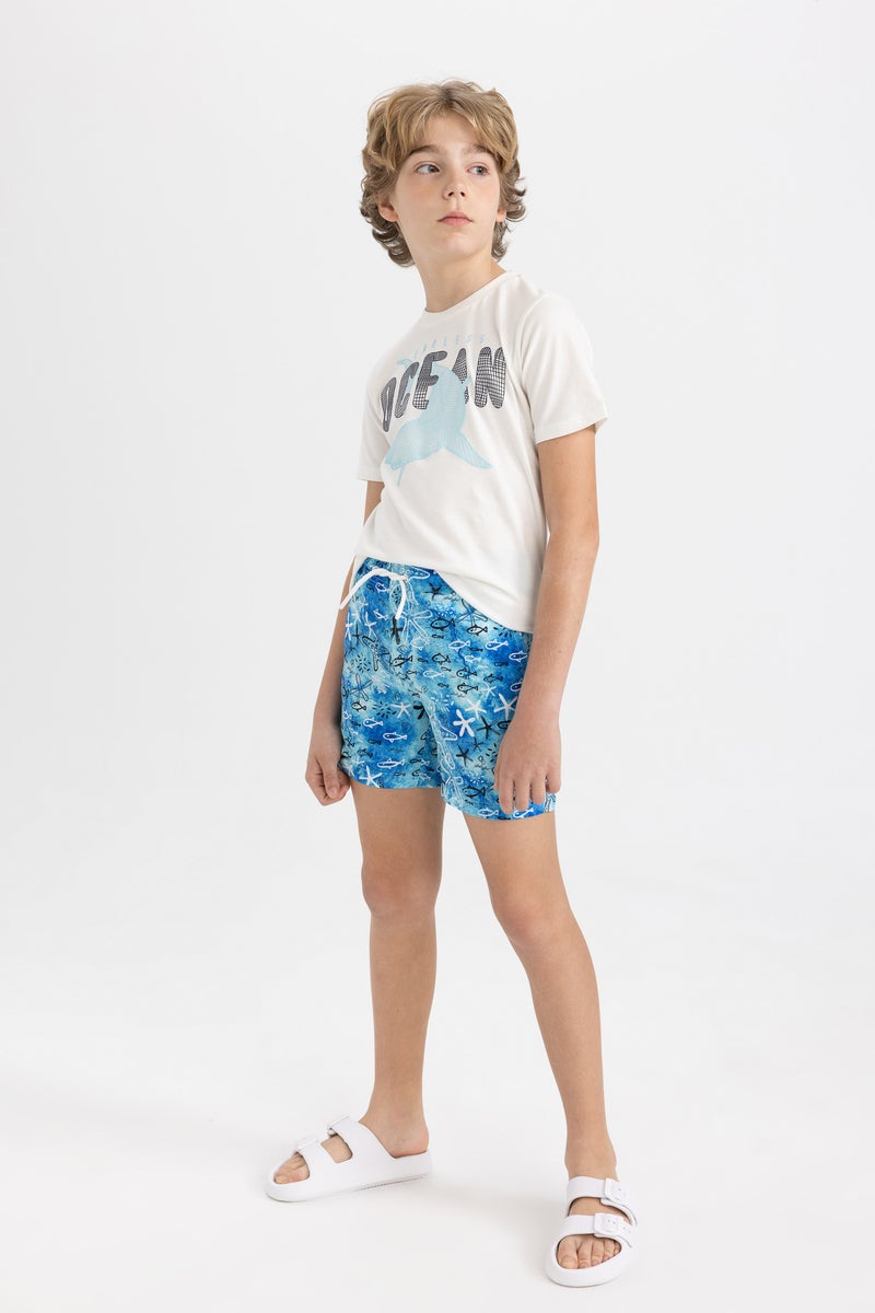 DeFacto Blue Boy Boy Swim Shorts Casual - Image 2
