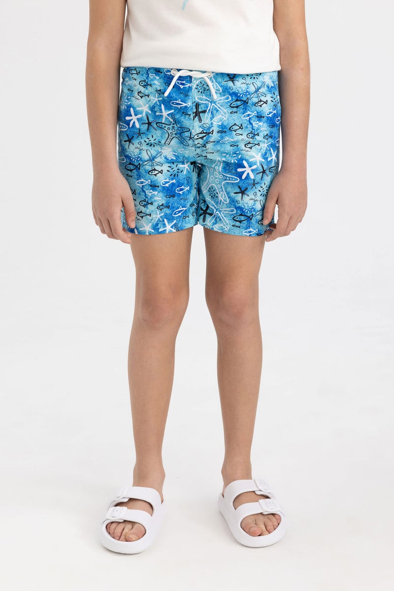 DeFacto Blue Boy Boy Swim Shorts Casual - Image 5