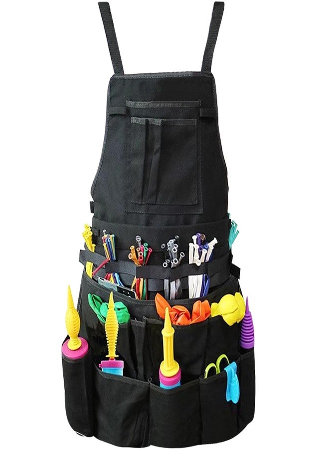 EHERDM Multi-pocket Balloon Organizer Bag Portable Workbag Multifunctional Balloon Tool for Clown Balloon Entertainer Balloon Twister Apron - Image 1