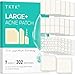TKTK Large Pimple Patches for Face, 7 Sizes XL Acne Patches, Big Hydrocolloid Bandages for Body, Chin, Forehead, Chest, Back Zit Breakouts, Hydrocolloid Patch (Strip, Square, Dot 302 Count) - Image 2