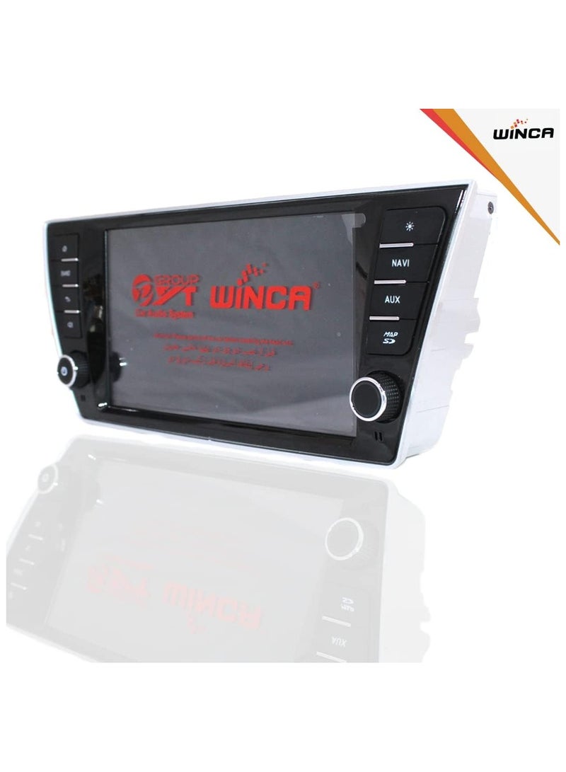 WINCA Android 8” Car Stereo GPS Navigation for Skoda Fabia, 2015, 2016, 2017 Capacitive Screen Ram 1GB+16GB Car Radio Support Screen Wi-Fi GPS Bluetooth - Image 2